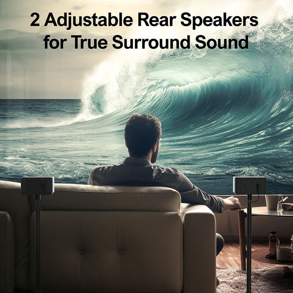 Ultimea Poseidon D50 5.1 Channel Soundbar with Subwoofer & Rear Speakers