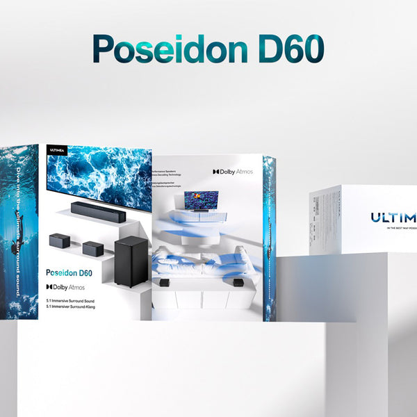 Ultimea Poseidon D60 5.1 Soundbar with Dolby Atmos