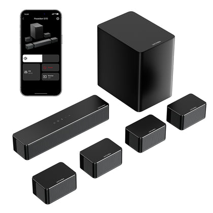 Ultimea Poseidon D70 7.1 Channel Soundbar Subwoofer Speaker