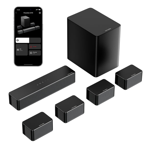 Ultimea Poseidon D70 7.1 Channel Soundbar Subwoofer Speaker
