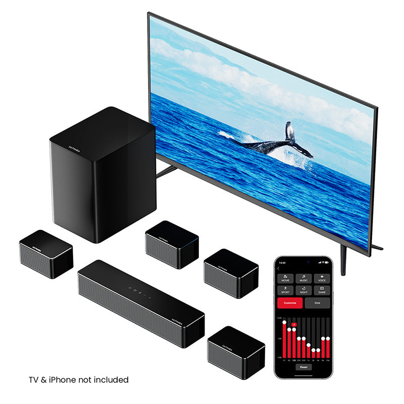 Ultimea Poseidon D70 7.1 Channel Soundbar Subwoofer Speaker