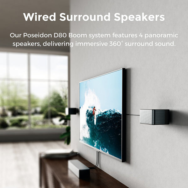 Ultimea Poseidon D80 Boom 7.1 Soundbar with Dolby Atmos