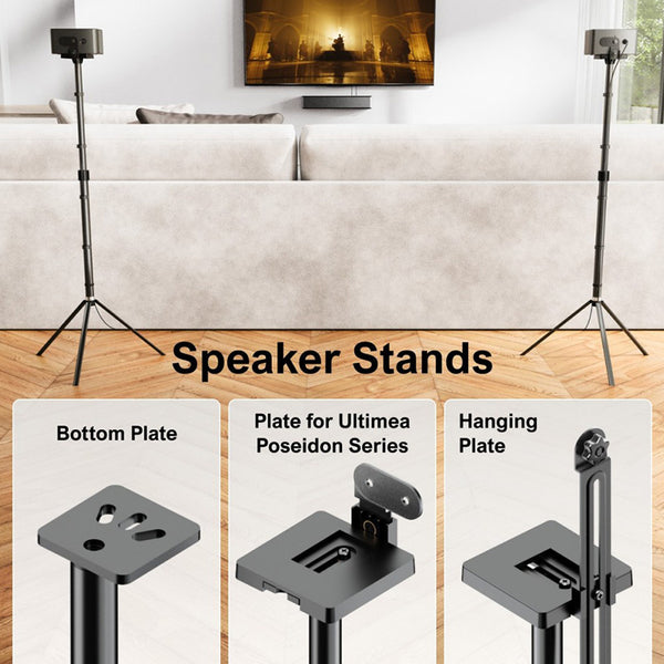 Ultimea Steady 300 Speaker Stands Compatible with Poseidon Series
