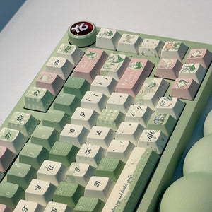 ACGAM Lily of the Valley Cherry Profile Keycap Set 131 Keys