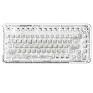 WhatGeek x FirstBlood B81 Crystal Transparent Wirelss Mechanical Keyboard