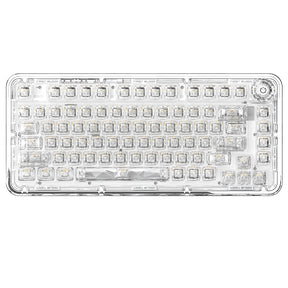 WhatGeek x FirstBlood B81 Crystal Transparent Wirelss Mechanical Keyboard