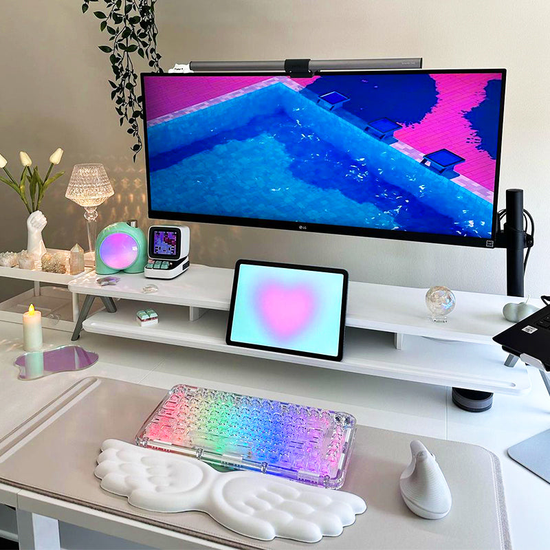 WhatGeek x FirstBlood B81 Crystal Transparent Wirelss Mechanical Keyboard