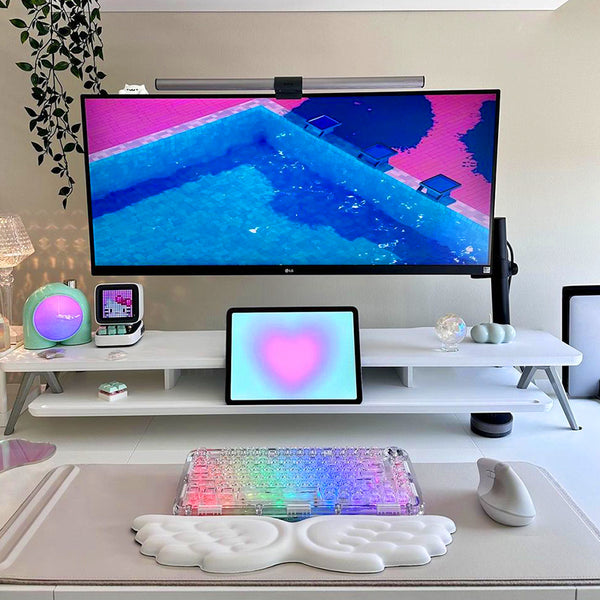 WhatGeek x FirstBlood B81 Crystal Transparent Wirelss Mechanical Keyboard