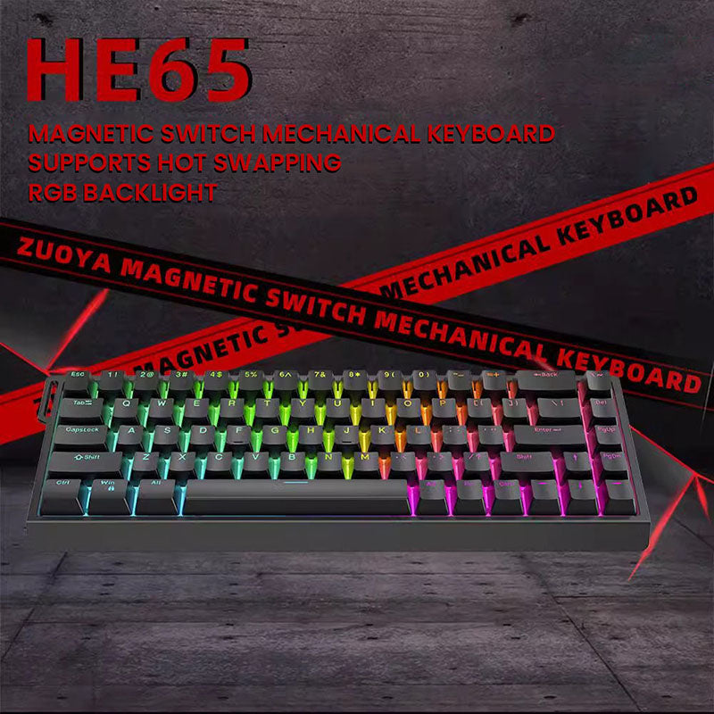 ZUOYA HE65 Wired Gaming Mechanical Keyboard Magnetic Switch