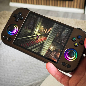 ANBERNIC RG 477M AI Handheld Game Console 256GB with Metal Build Supports PS2 and Wii