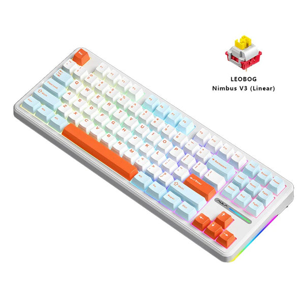 AULA F87 TKL Gaming Mechanical Keyboard Gasket Hot-Swappable