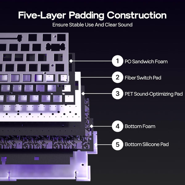 AULA HERO68 HE Magnetic Switch Wired Gaming Keyboard