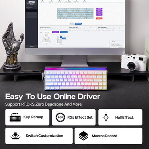 AULA HERO68 HE Magnetic Switch Wired Gaming Keyboard