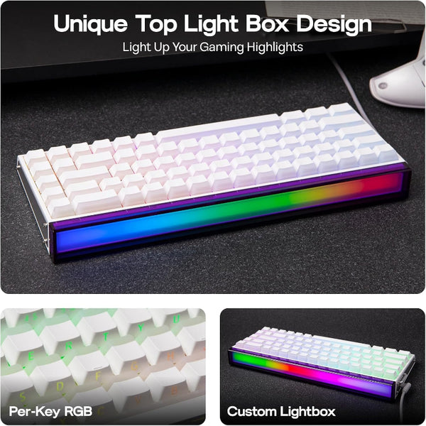 AULA HERO68 HE Magnetic Switch Wired Gaming Keyboard