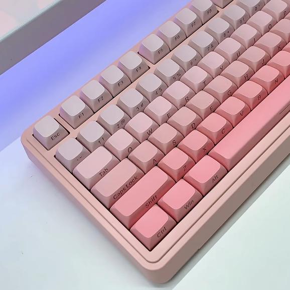 AULA S75 PRO Tri-mode Wireless Mechanical Keyboard with LCD Screen Creamy