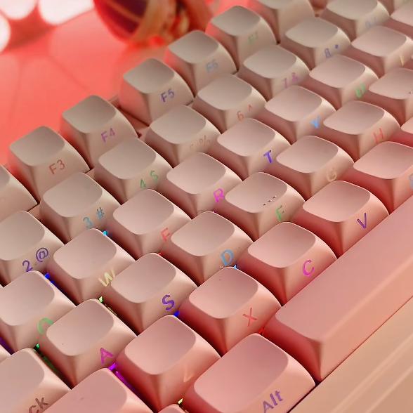 AULA S75 PRO Tri-mode Wireless Mechanical Keyboard with LCD Screen Creamy