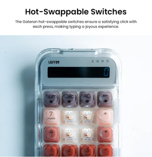Lofree Lipstick Tri-Mode Numpad Silver
