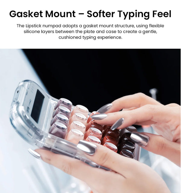 Lofree Lipstick Tri-Mode Numpad Silver