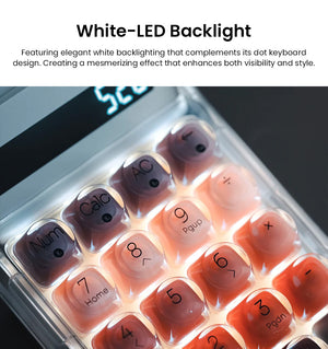 Lofree Lipstick Tri-Mode Numpad Silver
