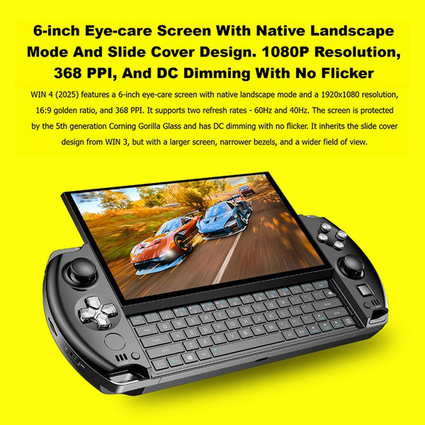 GPD Win 4 2025 Gaming Handheld  PC R7 8840U AI9 HX370