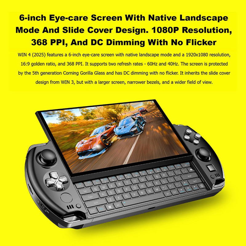 GPD Win 4 2025 Gaming Handheld  PC R7 8840U AI9 HX370