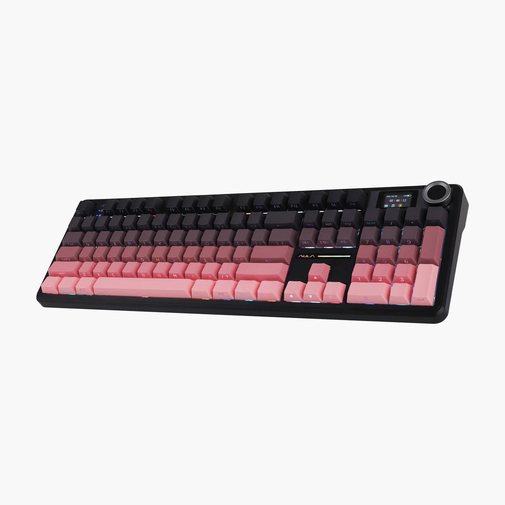 AULA F108 Pro Tri-mode LCD Display Mechanical Keyboard