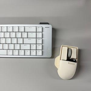 lofree flow 2 keyboard 68 key white with lofree oe909 ergonomic mouse