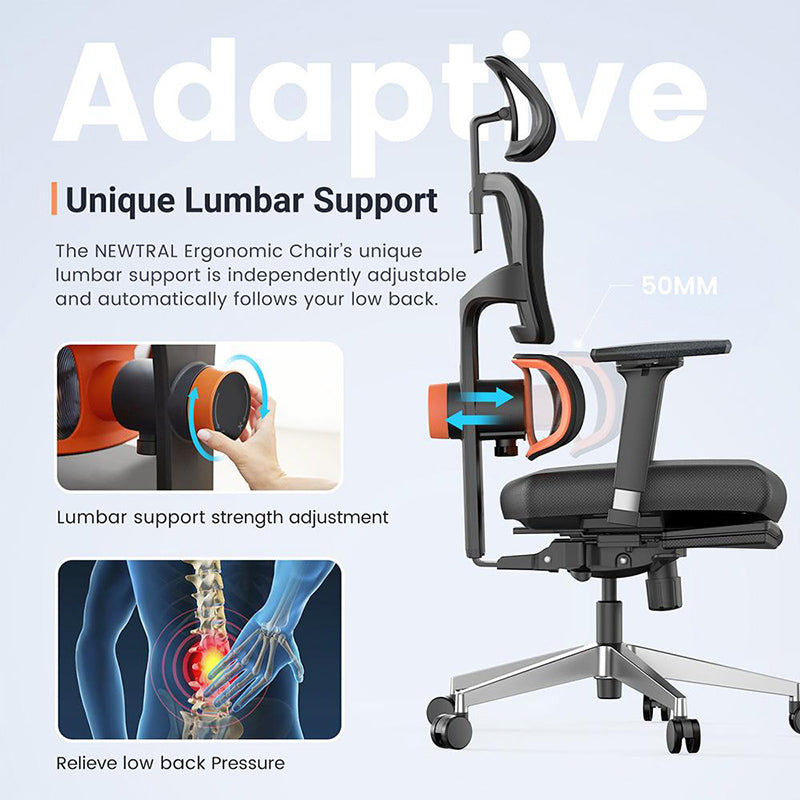 NEWTRAL NT002 Ergonomic Chair Adaptive Lower Back Support