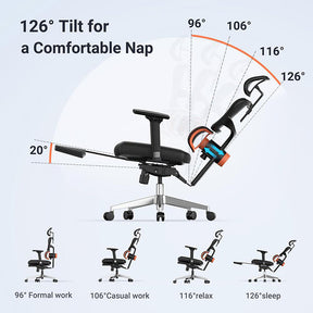 NEWTRAL NT002 Ergonomic Chair Adaptive Lower Back Support