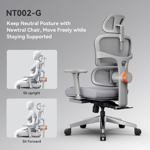 NEWTRAL NT002 Ergonomic Chair Adaptive Lower Back Support