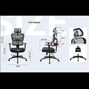 NEWTRAL NT001 Ergonomic Chair Adaptive Lower Back Support