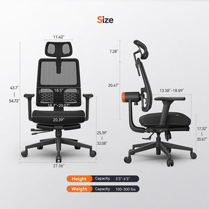 NEWTRAL Magic H-BP Ergonomic Chair with Auto-Following Backrest