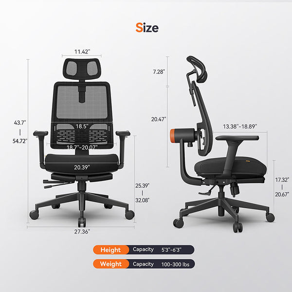 NEWTRAL Magic H-BP Ergonomic Chair with Auto-Following Backrest