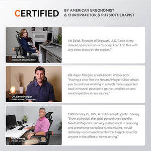 NEWTRAL Magic H-BPro Ergonomic Chair with Auto-Following Backrest