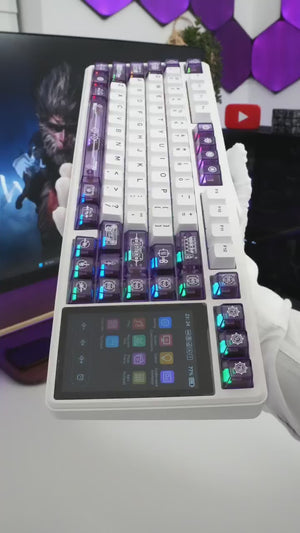 AULA L99 Tri-mode Mechanical Keyboard with 3.98" Smart Touchscreen
