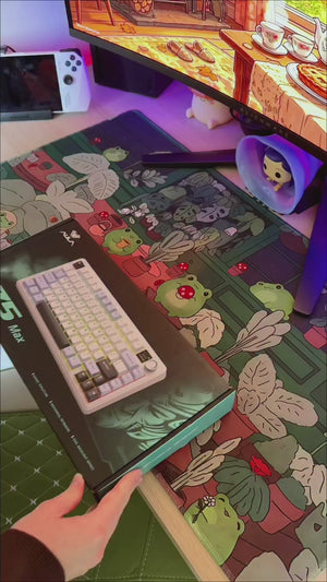 AULA F75 Max Tri-mode Mechanical Keyboard with TFT Screen