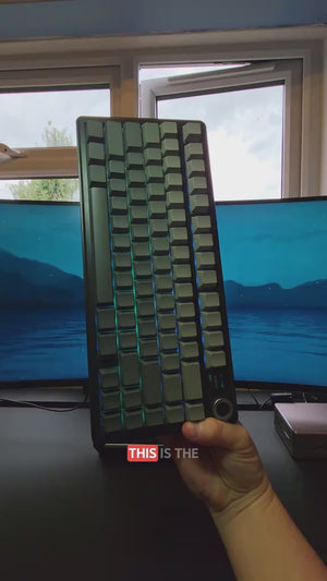 AULA F75 Max Tri-mode Mechanical Keyboard with TFT Screen