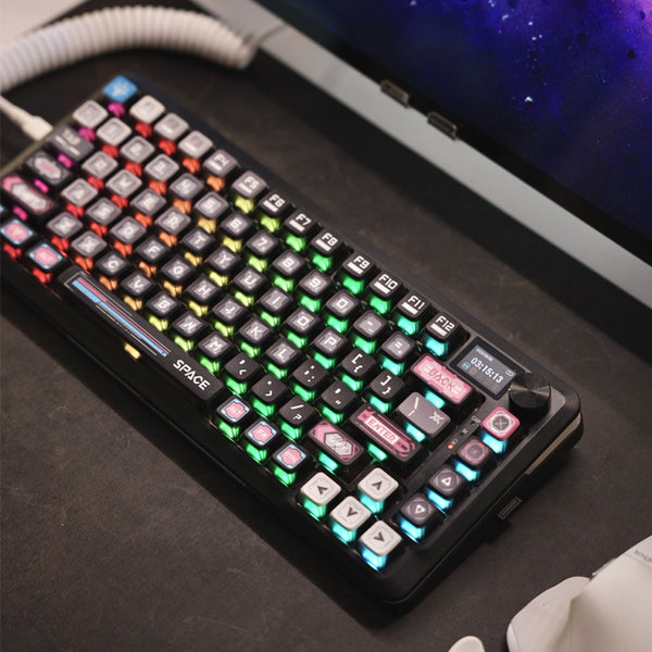 Redragon K708 Pro Tri-Mode Mechanical Keyboard with Screen