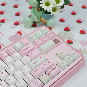 PIWIJOY Summer Dessert Cherry Proflie Keycap Set 146 Keys