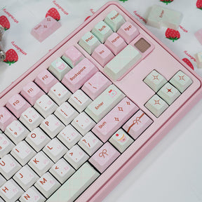 PIWIJOY Summer Dessert Cherry Proflie Keycap Set 146 Keys