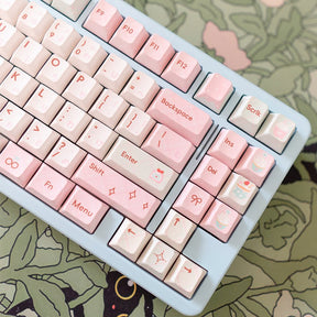 PIWIJOY Summer Dessert Cherry Proflie Keycap Set 146 Keys