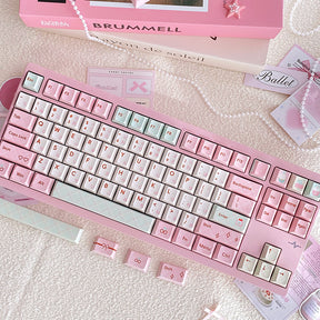 PIWIJOY Summer Dessert Cherry Proflie Keycap Set 146 Keys