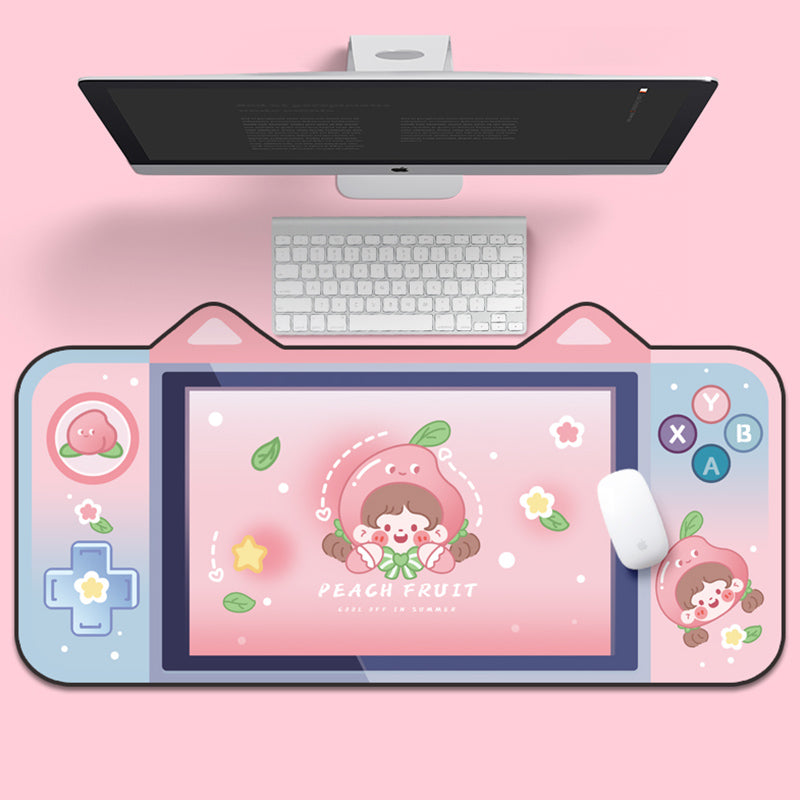 ACGAM Honey Peach Desk Mat Large Gaming Mouse Pad