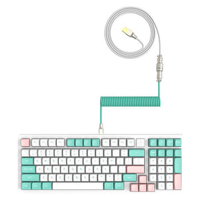 CoolKiller V2 Green Custom Coiled Aviator Cable Details