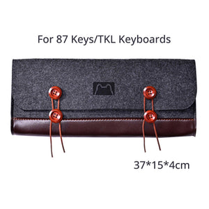 ACGAM Keyboard Carry Case Felted Bag Flip Cover General Button