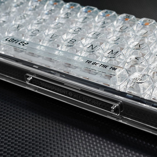 Lofree 1% Dual Mode Transparent Keyboard details