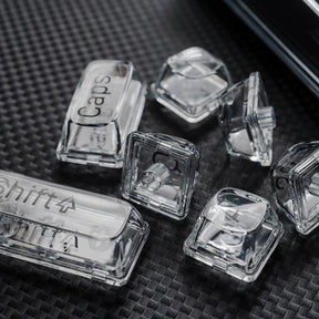 Lofree 1% Dual Mode Transparent Keyboard keycap details