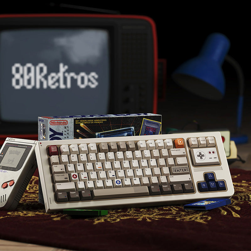 80Retros GAME 1989 GB All in Cherry Profile PBT Keycap Set 184 Keys