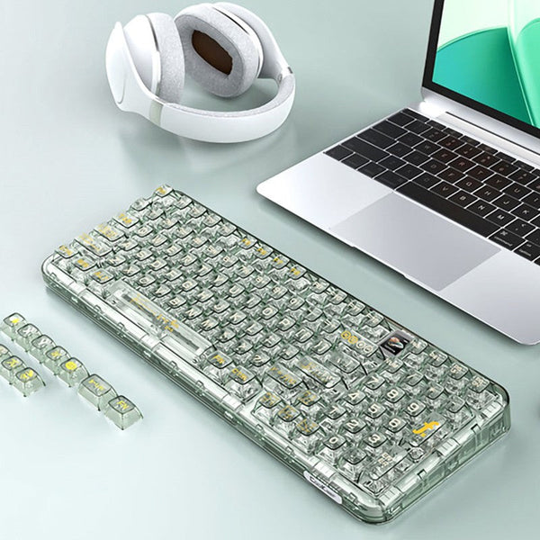 CoolKiller CK98 3-Mode Transparent Mechanical Keyboard
