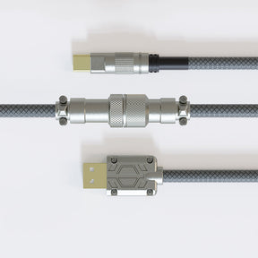 ACGAM CP01 Dark Gray USB-C Coiled Aviator Cable